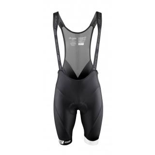 Pantaloni scurti cu bazon si bretele Force B51 negru alb S