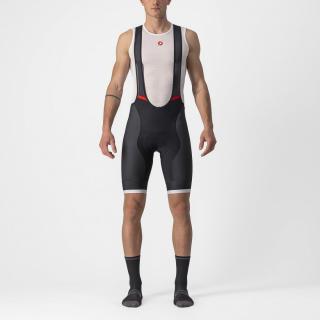 Pantaloni scurti cu bretele Castelli Competizione Kit Negru Gri XXL