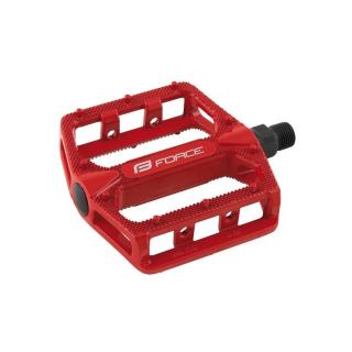 Pedale BMX Force Hot aluminiu rosii