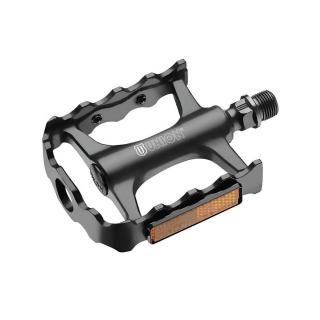 Pedale Union SP-160 1-piece aluminiu negru filet 9 16