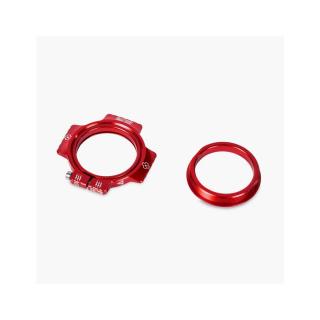 Piulita pretensionare rulmenti pedalier Muc-Off Crank Preload Ring Rosu