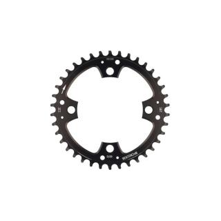 Placa pedalier KMC 38T 1.9mm BCD104 AL7075 Neagra