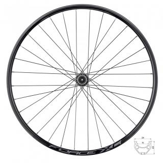 Roata fata 28 29 Force XC Disc 622x19 centerlock neagra