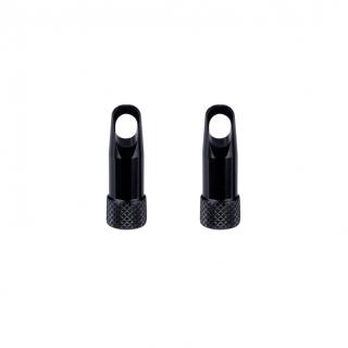 Set capace Force pentru valve tubeless presta Negre