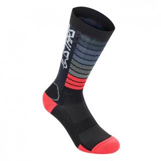 Sosete Alpinestars Drop Socks 22 Black Bright Red L