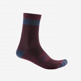 Sosete Castelli Alpha 18 Visiniu Antracit L XL 40-43