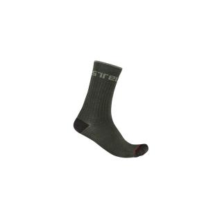 Sosete Castelli Distanza 20 Kaki S M 36-39