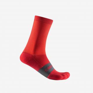 Sosete Castelli Espresso 15 Rosu S M 36-39