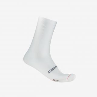Sosete Castelli Espresso 18 unisex alb L XL 40-43