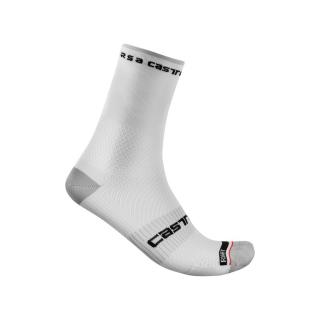 Sosete Castelli Rosso Corsa PRO 15 Alb S M 36-39