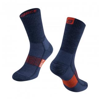 Sosete Force North blue-orange L-XL 42-47