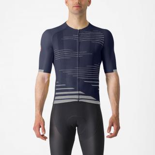 Tricou cu maneca scurta Castelli Climbers 4.0 Indigo Gri XL