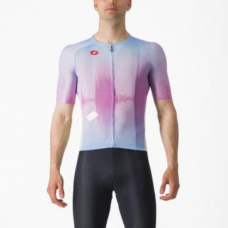 Tricou cu maneca scurta Castelli R-A D Violet Multicolor S