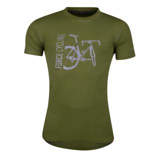 Tricou FORCE FLOW maneci scurte verde M