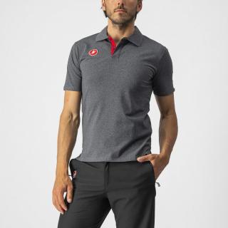 Tricou polo Castelli Race Day Gri XXL