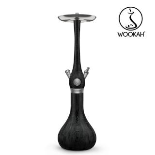 Narghilea WOOKAH din lemn, model Nox, Vas din lemn
