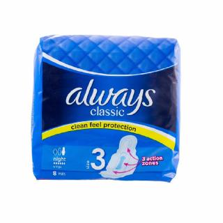 Absorbante Always Classic Night Mini, 8 bucati