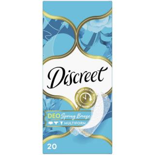 Absorbante Discreet Deo Spring Breeze, 20 bucati