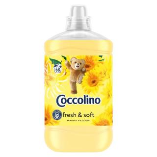 Balsam de rufe Coccolino Happy Yellow, 68 spalari, 1.7L