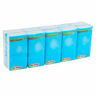 Batiste nazale Don Pedro, 2 straturi, 10 bucati