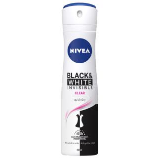 Deodorant spray Nivea Invisible Black  White Clear 150ml