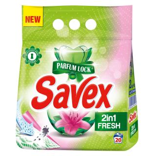 Detergent automat Savex 2in1 Fresh, 20 spalari, 2Kg
