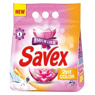 Detergent automat Savex 2in1 Orhidee Color, 20 spalari, 2Kg
