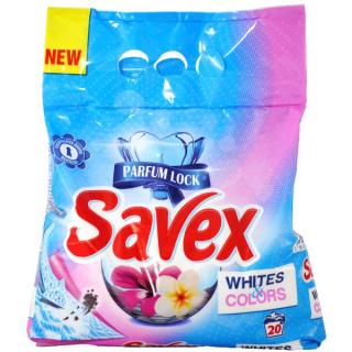 Detergent automat Savex White  Colors, 20 spalari, 2Kg