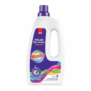 Detergent lichid Sano Maxima Power Gel Mix  Wash, 20 spalari, 1L