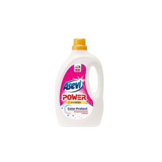 Detergent rufe lichid Asevi Power Color Protect, 50 spalari, 2.5L