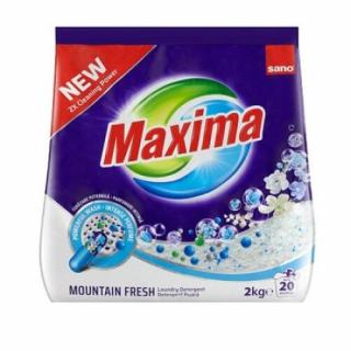 Detergent rufe Sano Maxima Mountain Fresh, 20 spalari, 2Kg