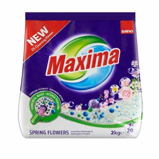 Detergent rufe Sano Maxima Spring Flowers, 20 spalari, 2Kg