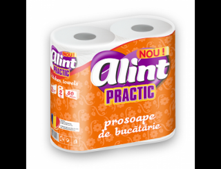 Prosop de hartie pentru bucatarie Alint Practic, 2 role, 2 straturi