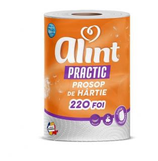 Prosop de hartie pentru bucatarie Alint Practic, 220 foi, 2 straturi