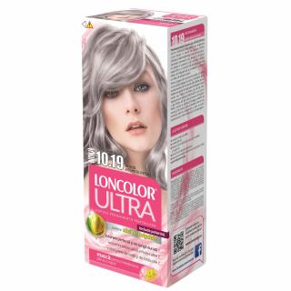 Vopsea de par permanenta Loncolor Ultra 10.19 Blond Argintiu Intens, 100ml