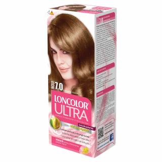 Vopsea de par permanenta Loncolor Ultra 7.0 Castaniu Deschis, 100ml