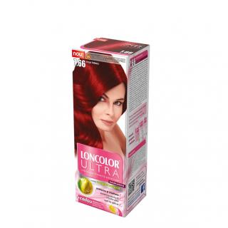Vopsea de par permanenta Loncolor Ultra 7.66 Rosu Intens, 100ml
