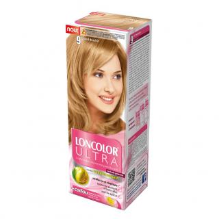 Vopsea de par permanenta Loncolor Ultra 9 Blond Deschis, 100ml