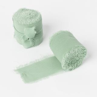 Panglica matase - Verde deschis