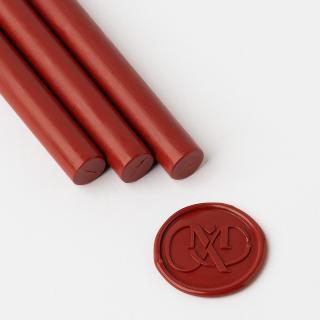 Set 5 batoane de ceara pentru sigilii - Rosu brun