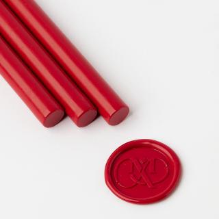 Set 5 batoane de ceara pentru sigilii - Rosu mac