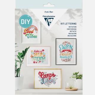 Set creativ - Caligrafie brush lettering DIY