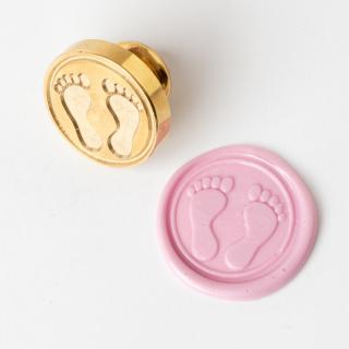 Stampila sigiliu ,   Picioruse Bebe, 2.5cm