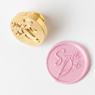 Stampila sigiliu ,   Save the date, 2.5cm