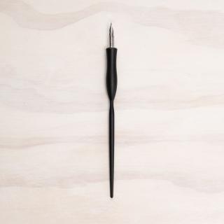 Toc drept caligrafie negru - Flourish Tom,  s Studio