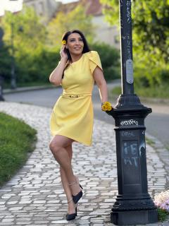 Rochie scurta cu curea