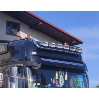 Bara inox cu LED-uri, proiectoare Mercedes Actros MP4, MP5