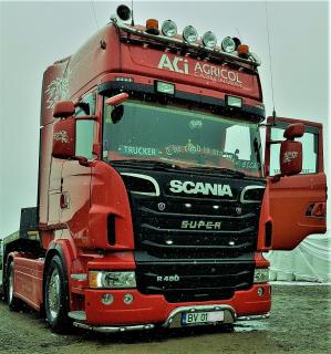Bara leduri sub masca fata din 3 elemente pentru Scania R, 12 x LED-uri incluse, TopLine, Highline, StreamLine