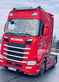 Bara leduri sub masca fata, din 3 elemente pentru Scania R S G P Next Generation