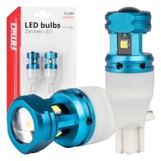 Bec LED CANBUS T15 W16W 4SMD 1860XS Alb, 12V 24V - Marsarier Pozitie